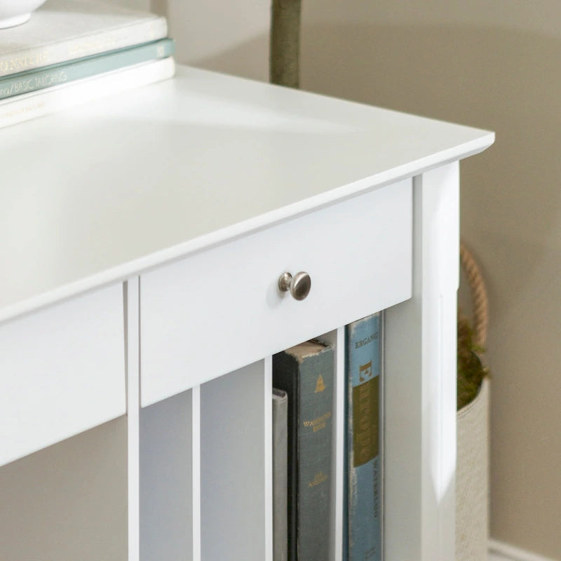 48-inch Computer Storage Desk - White