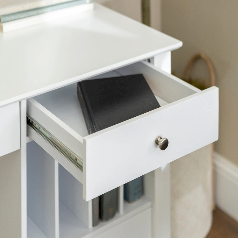 48-inch Computer Storage Desk - White