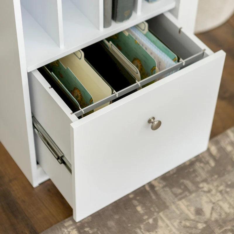48-inch Computer Storage Desk - White