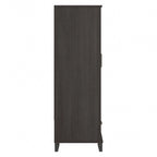Tall Storage Cabinet with Doors and Drawer