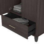 Tall Storage Cabinet with Doors and Drawer
