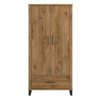 Tall Storage Cabinet with Doors and Drawer