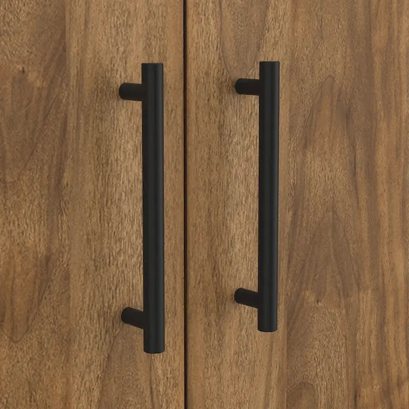 Tall Storage Cabinet with Doors and Drawer