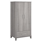 Tall Storage Cabinet with Doors and Drawer