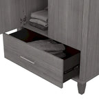 Tall Storage Cabinet with Doors and Drawer