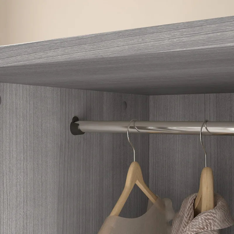 Tall Storage Cabinet with Doors and Drawer