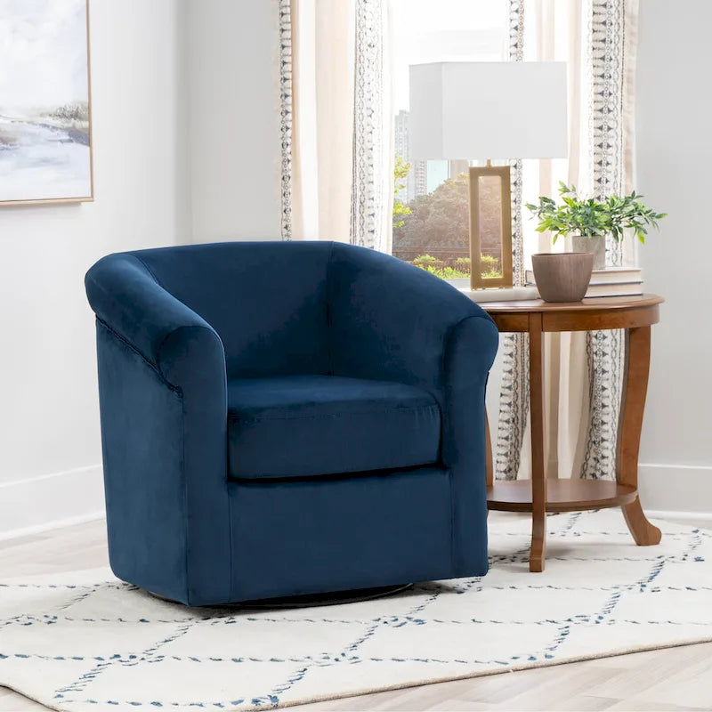 Velvet Swivel Chair