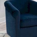 Velvet Swivel Chair