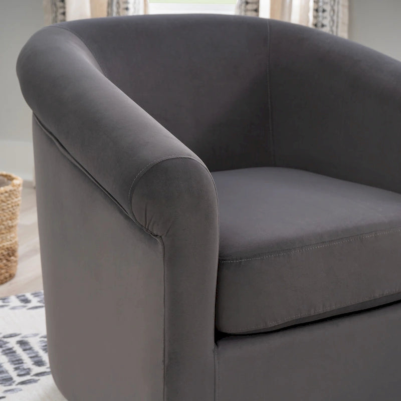 Velvet Swivel Chair