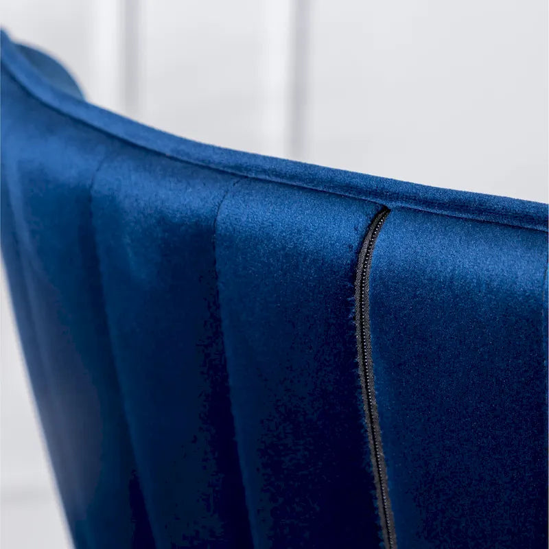 Modern Fabric Bar Stools with Foam-Padded Backrest Seat, Solid Wood Legs, for Kitchen Island Dining Room Living Room