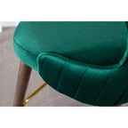 Modern Fabric Bar Stools with Foam-Padded Backrest Seat, Solid Wood Legs, for Kitchen Island Dining Room Living Room