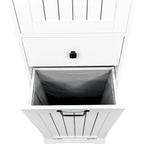 Laundry Cabinet With Doors And 1 Drawer,Tilt-Out Laundr Hamper,Adjustable Shelf, Linen Cabinet