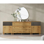 3-in-1 Dresser Chests with 8 Drawers and 2 Doors for Bedroom