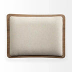 Cream Fabric Seat with Gold Metal Frame Counter Stool