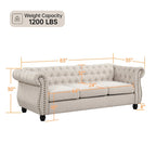 Chesterfield Tufted Velvet Sofa