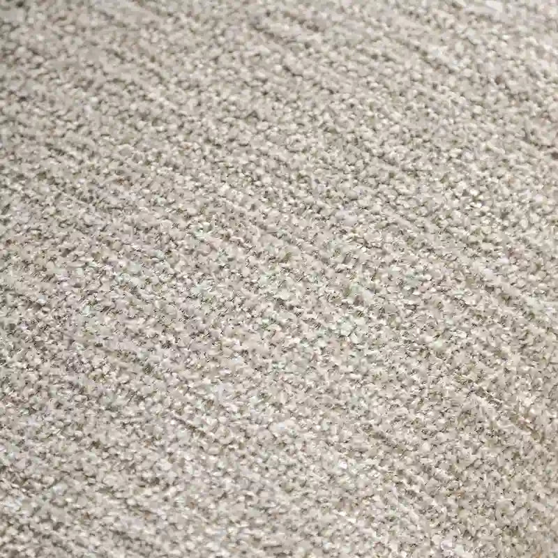 Transitional Beige Chenille Upholstered T-Cushion Sofa