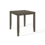 Simple Classy Square Counter Height Dining Table - Grey