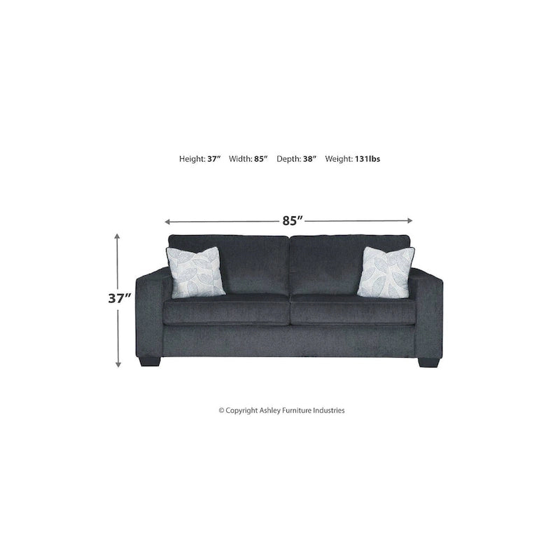 Sofa - 85 W x 38 D x 37 H