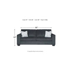 Sofa - 85 W x 38 D x 37 H