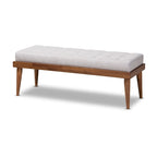 Mid-century Fabric Bench