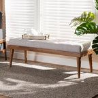 Mid-century Fabric Bench