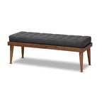 Mid-century Fabric Bench