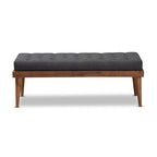 Mid-century Fabric Bench
