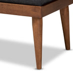 Mid-century Fabric Bench
