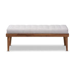 Mid-century Fabric Bench