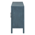 Retro Sideboard with 4 Door Large Storage and Adjustable Shelves - N/A