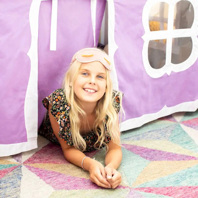 Max and Lily Cotton Underbed Curtain Fancy