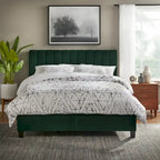 Channel-tufted Queen Bed