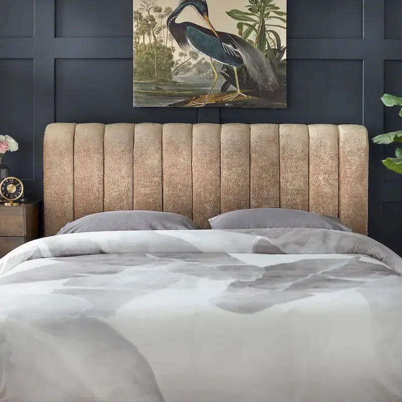 Channel-tufted Queen Bed