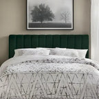 Channel-tufted Queen Bed
