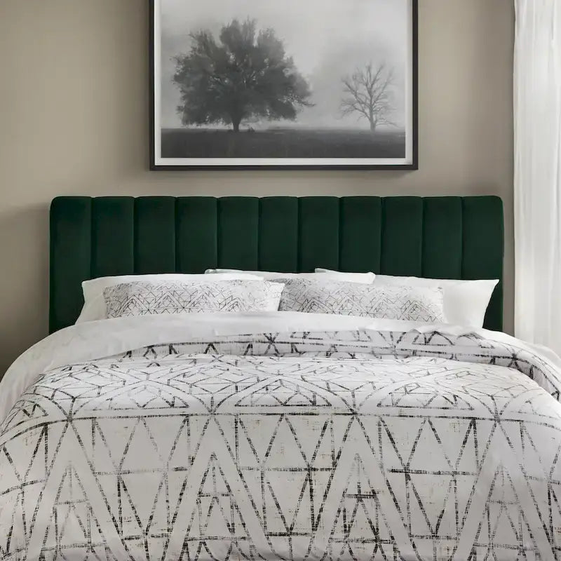 Channel-tufted Queen Bed