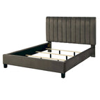 Channel-tufted Queen Bed