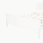 Full Queen Twin Size Wood Platform Bed