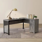 Farmhouse 61-inch L-shape Desk