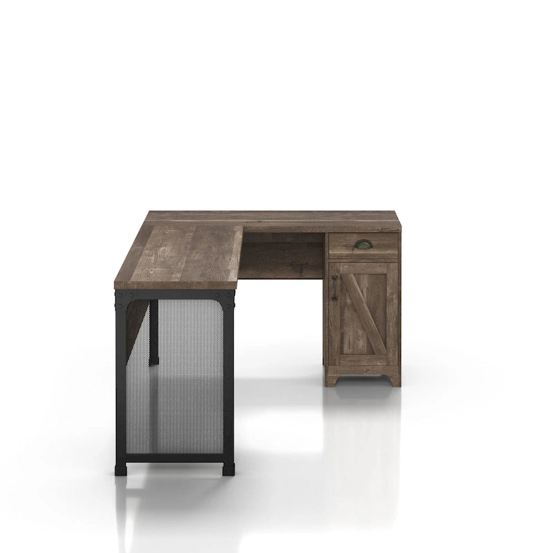 Farmhouse 61-inch L-shape Desk
