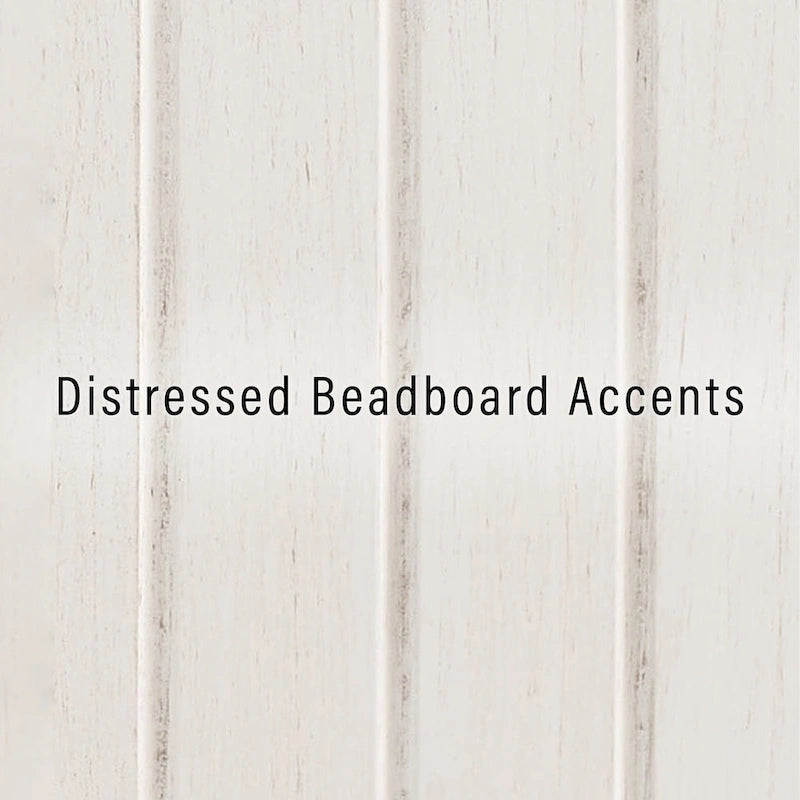 Tall Linen Cabinet Distressed White