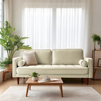 70 Velvet Square Arm Sofa