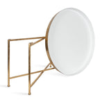 Round Metal Coffee Table - 28.25x28.25x19