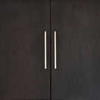 Minimalist Vintage Wooden Sideboard with Solid Pine Wood Legs