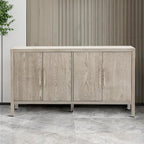 Minimalist Vintage Wooden Sideboard with Solid Pine Wood Legs