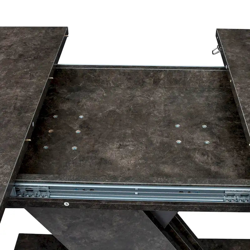 Multifunctional Extendable Console Table Rectangular Functional Dining Table