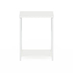 Simplistic Industrial Metal Frame End Table, 1-Pack, Espresso