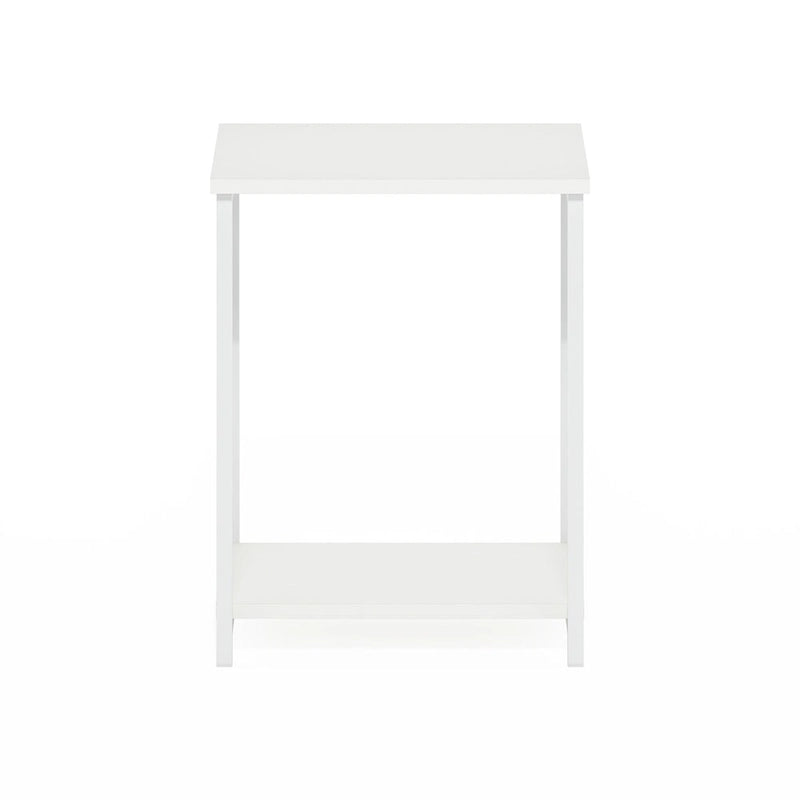 Simplistic Industrial Metal Frame End Table, 1-Pack, Espresso