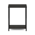 Simplistic Industrial Metal Frame End Table, 1-Pack, Espresso