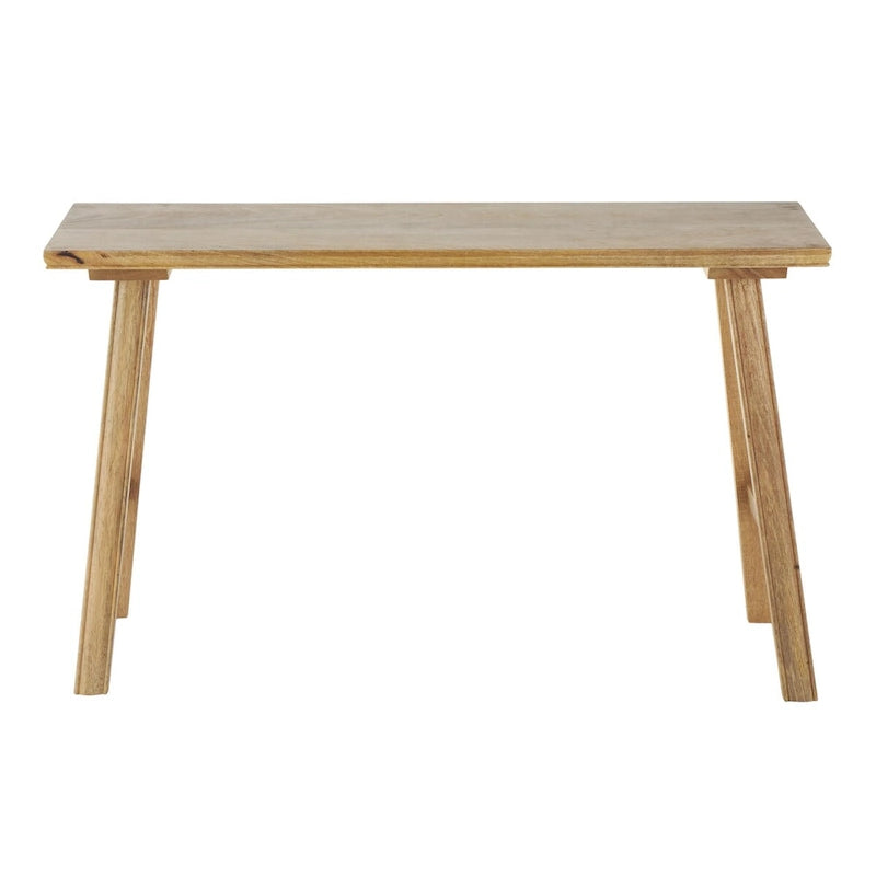Mango Wood Handmade Traditional Home Bench - Brown