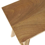 Mango Wood Handmade Traditional Home Bench - Brown